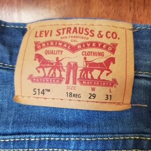 Levi's boys jeans 18 Regular 29x31